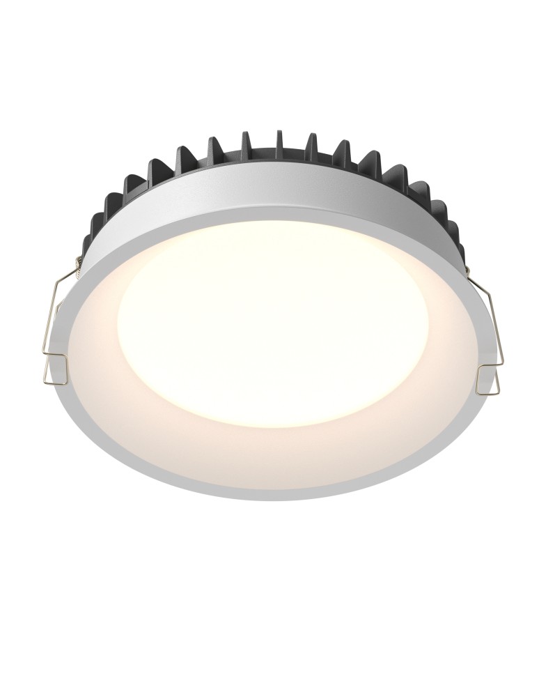 Recessed lamps with hermetic shade - Maytoni Window Flush LED 24W 1840lm IP44 White DL055-24W3-4-6K-W. - product kolory-swiatla.pl 1