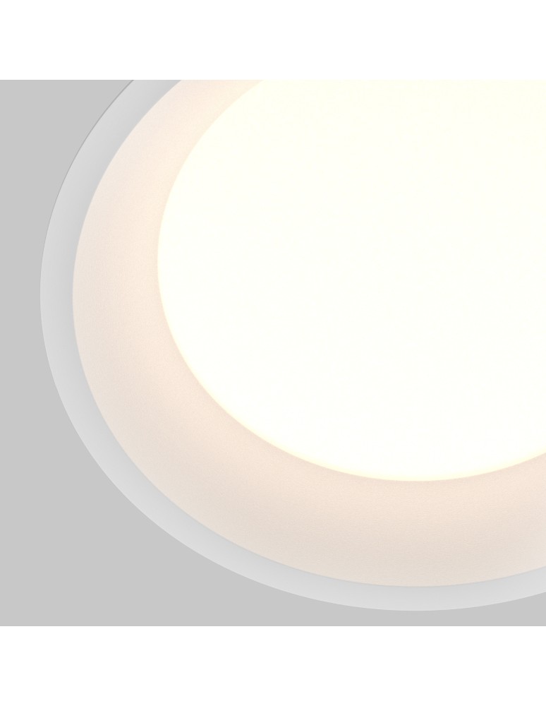 Recessed lamps with hermetic shade - Maytoni Window Flush LED 24W 1840lm IP44 White DL055-24W3-4-6K-W. - product kolory-swiatla.pl 2