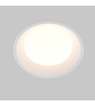 Recessed lamps with hermetic shade - Maytoni Window Flush LED 24W 1840lm IP44 White DL055-24W3-4-6K-W. - product 3