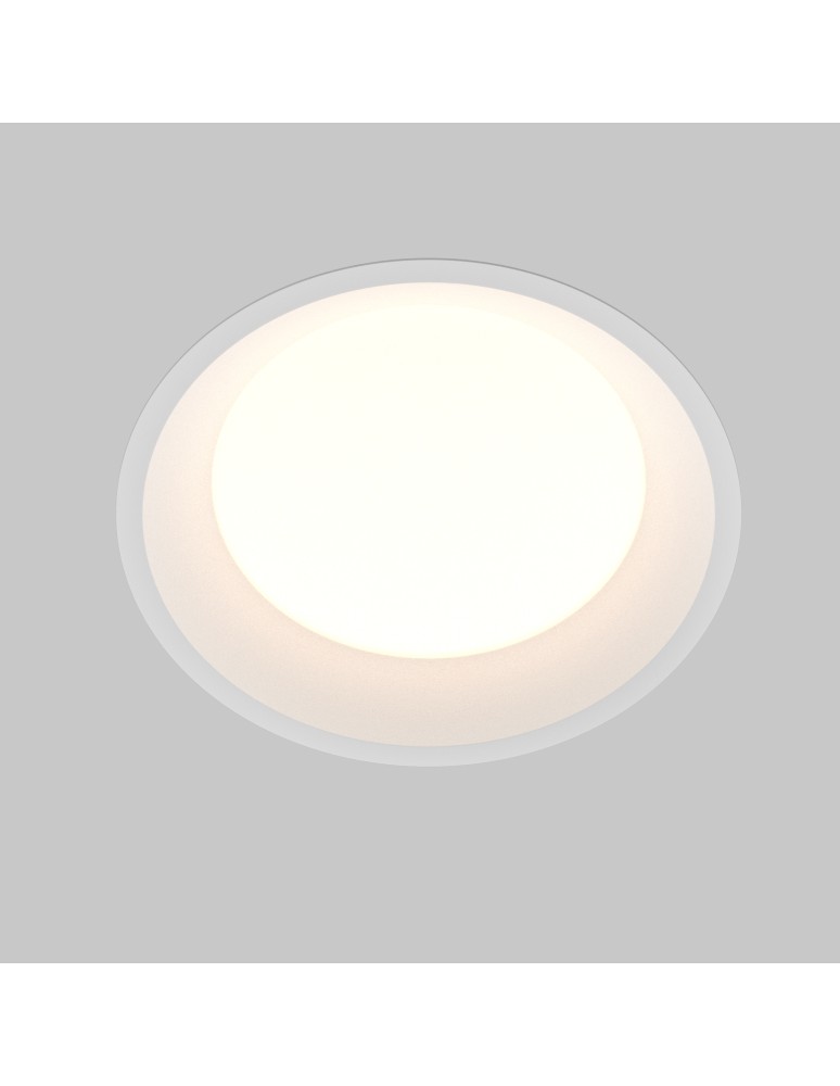 Recessed lamps with hermetic shade - Maytoni Window Flush LED 24W 1840lm IP44 White DL055-24W3-4-6K-W. - product kolory-swiatla.pl 3