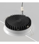 Recessed lamps with hermetic shade - Maytoni Window Flush LED 24W 1840lm IP44 White DL055-24W3-4-6K-W. - product 4