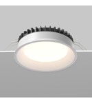 Recessed lamps with hermetic shade - Maytoni Window Flush LED 24W 1840lm IP44 White DL055-24W3-4-6K-W. - product 5