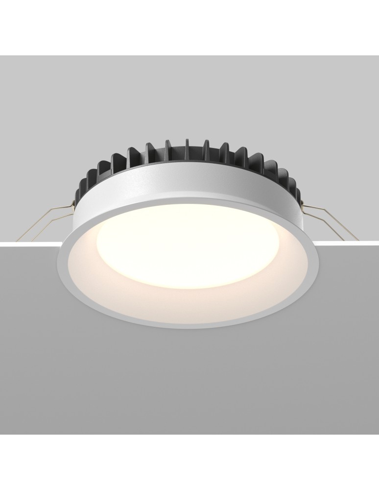 Recessed lamps with hermetic shade - Maytoni Window Flush LED 24W 1840lm IP44 White DL055-24W3-4-6K-W. - product kolory-swiatla.pl 5
