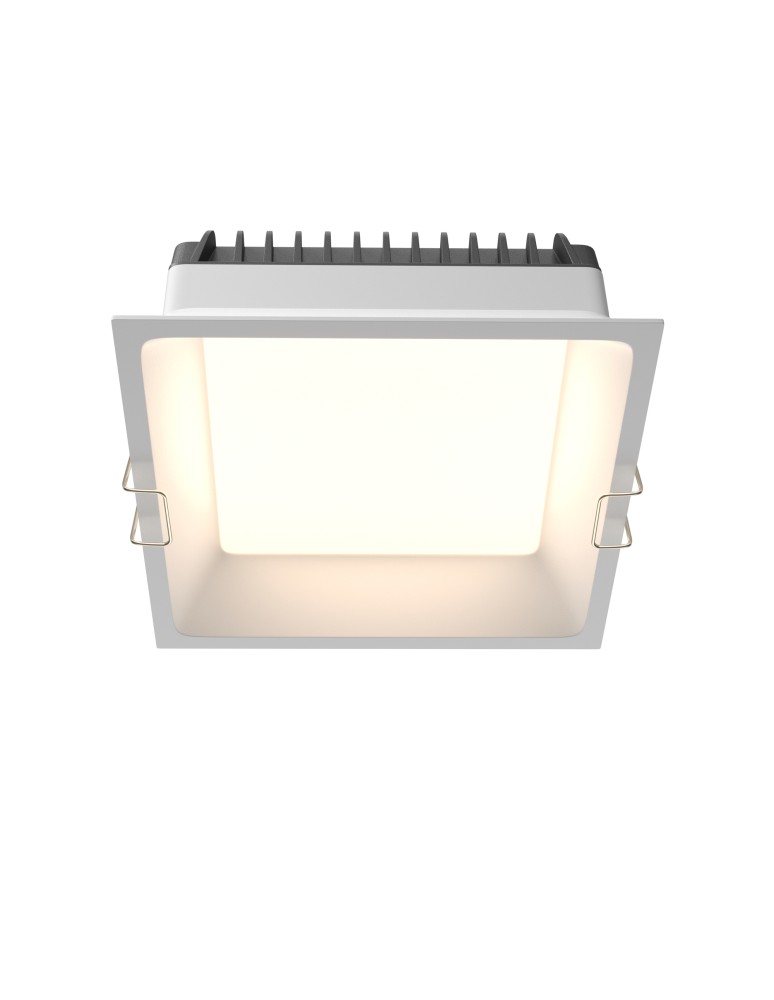 Recessed lamps with hermetic shade - Maytoni LED Flush Mounted Window 18W 1420lm IP44 White DL056-18W3-4-6K-W - product kolory-swiatla.pl 1