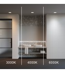 Recessed lamps with hermetic shade - Maytoni LED Flush Mounted Window 18W 1420lm IP44 White DL056-18W3-4-6K-W - product 7