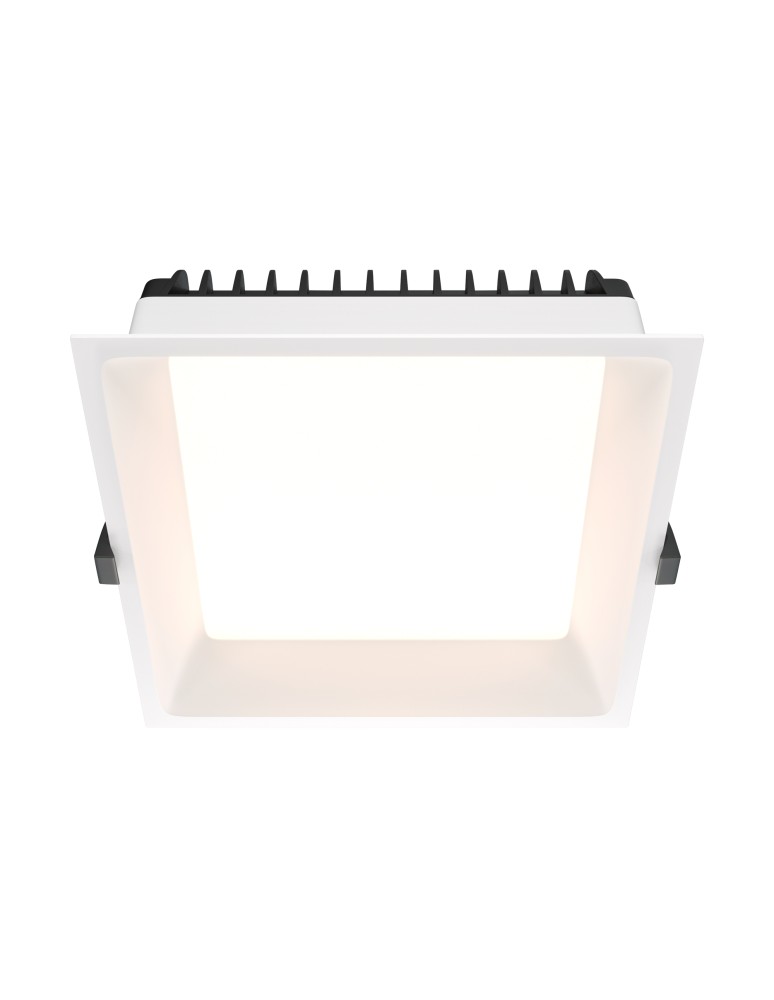 Recessed lamps with glass/shade - Maytoni Flush Mount LED Window 24W 1800lm 3000K White DL054-24W3K-W. - product kolory-swiatla.pl 1