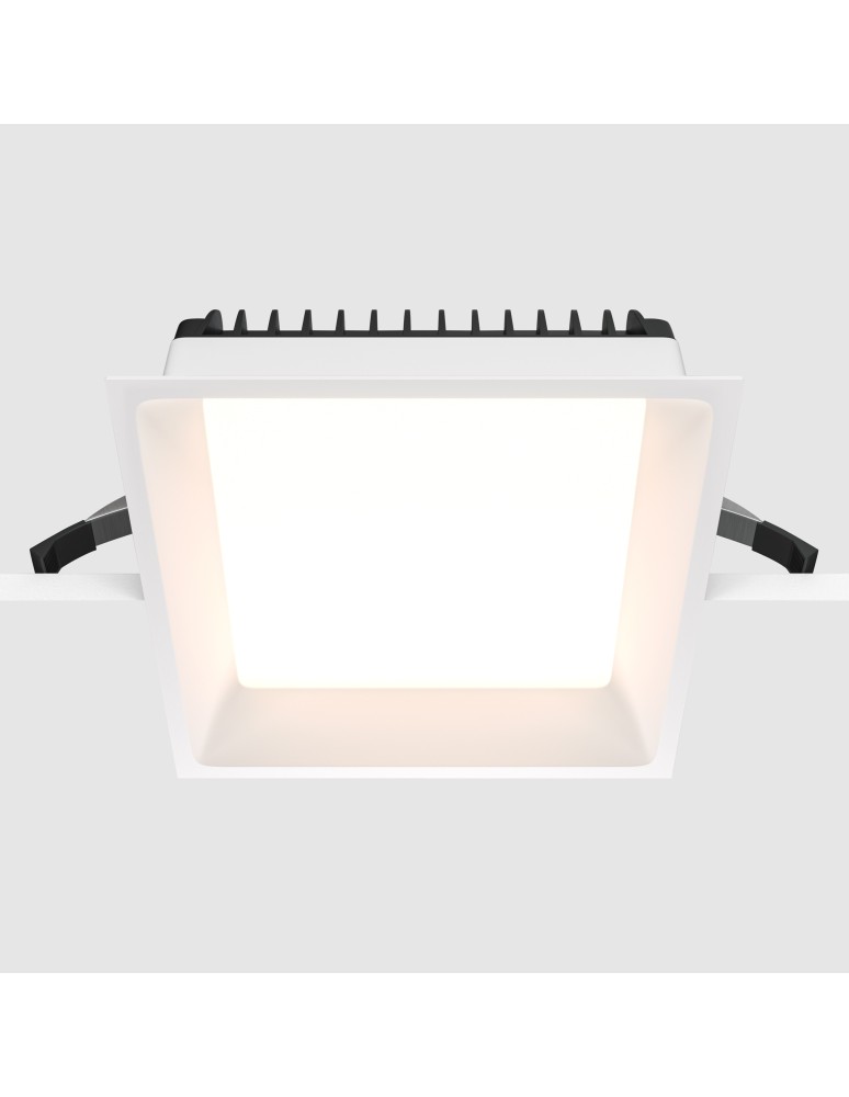 Recessed lamps with glass/shade - Maytoni Flush Mount LED Window 24W 1800lm 3000K White DL054-24W3K-W. - product kolory-swiatla.pl 4