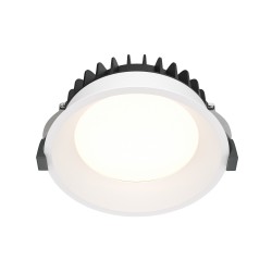 Maytoni Okno Podtynkowa LED 12W 900lm 3000K IP44 Biały DL055-12W3K-W