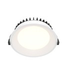 Recessed lamps with hermetic shade - Maytoni LED Flush Mounted Window 18W 1400lm 3000K IP44 White DL055-18W3K-W. - product 1