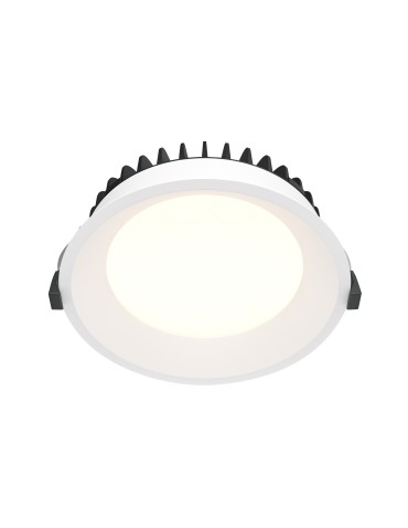 Maytoni LED Flush Mounted Window 18W 1400lm 3000K IP44 White DL055-18W3K-W.