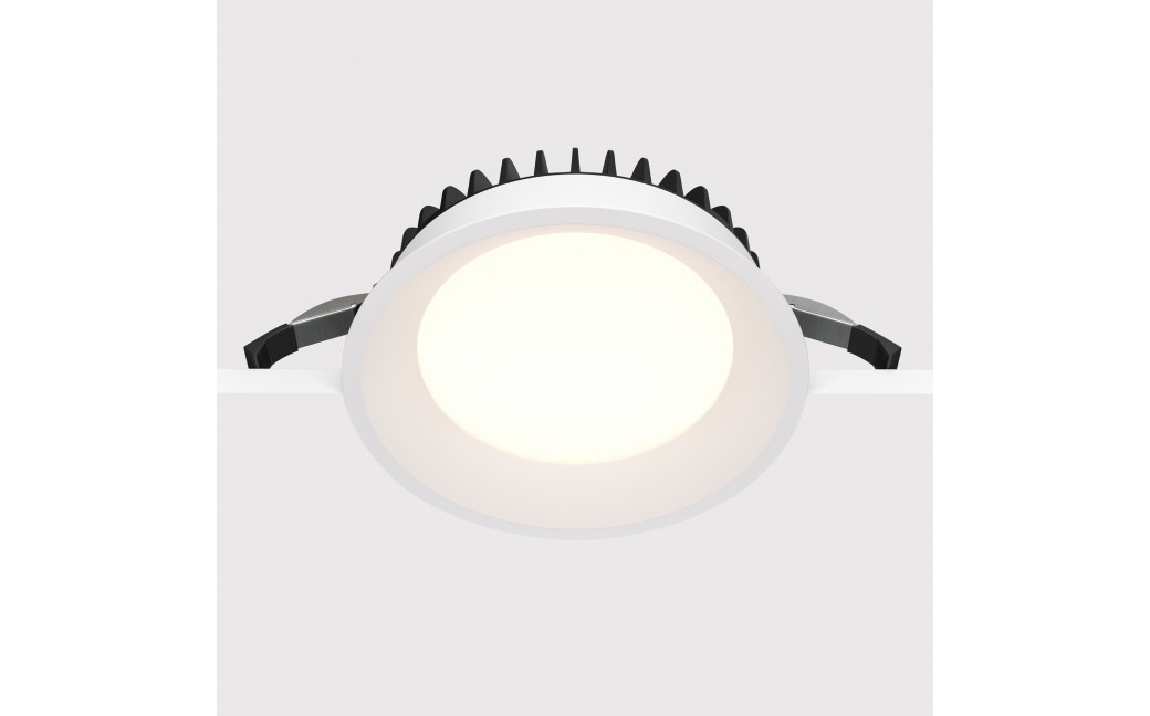 Maytoni Okno Podtynkowa LED 18W 1400lm 3000K IP44 Biały DL055-18W3K-W