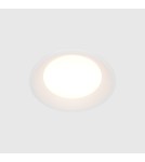 Recessed lamps with hermetic shade - Maytoni LED Flush Mounted Window 18W 1400lm 3000K IP44 White DL055-18W3K-W. - product 4