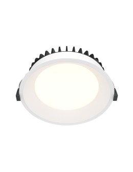 Maytoni Okno Podtynkowa LED 18W 1400lm 4000K IP44 Biały DL055-18W4K-W