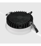 Recessed lamps with hermetic shade - Maytoni LED Flush Mounted Window 18W 1400lm 4000K IP44 White DL055-18W4K-W. - product 5