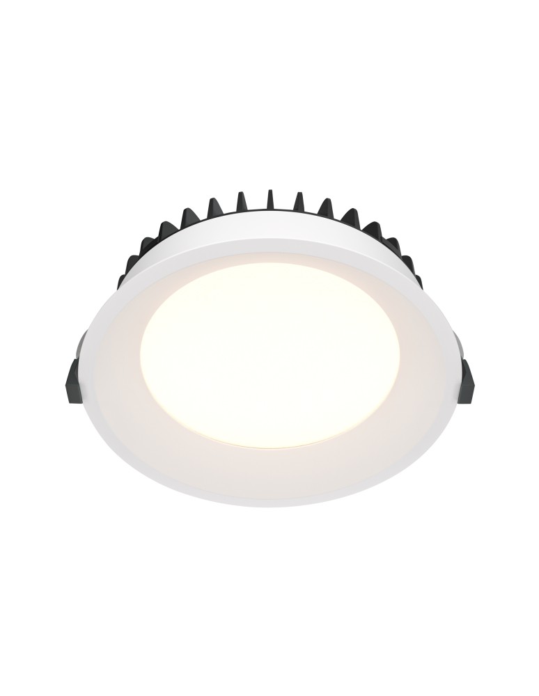 Recessed lamps with hermetic shade - Maytoni Flush Mount LED Window 24W 1800lm 3000K IP44 White DL055-24W3K-W. - product kolory-swiatla.pl 1