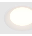 Recessed lamps with hermetic shade - Maytoni Flush Mount LED Window 24W 1800lm 3000K IP44 White DL055-24W3K-W. - product 2