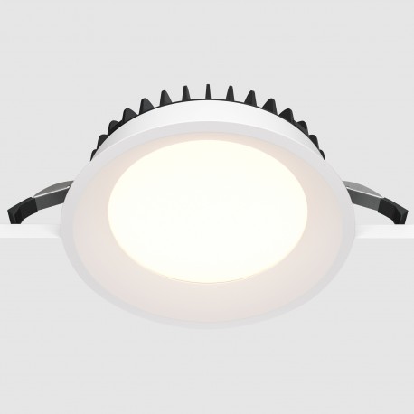 Maytoni Okno Podtynkowa LED 24W 1800lm 3000K IP44 Biały DL055-24W3K-W