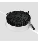 Recessed lamps with hermetic shade - Maytoni Flush Mount LED Window 24W 1800lm 3000K IP44 White DL055-24W3K-W. - product 4