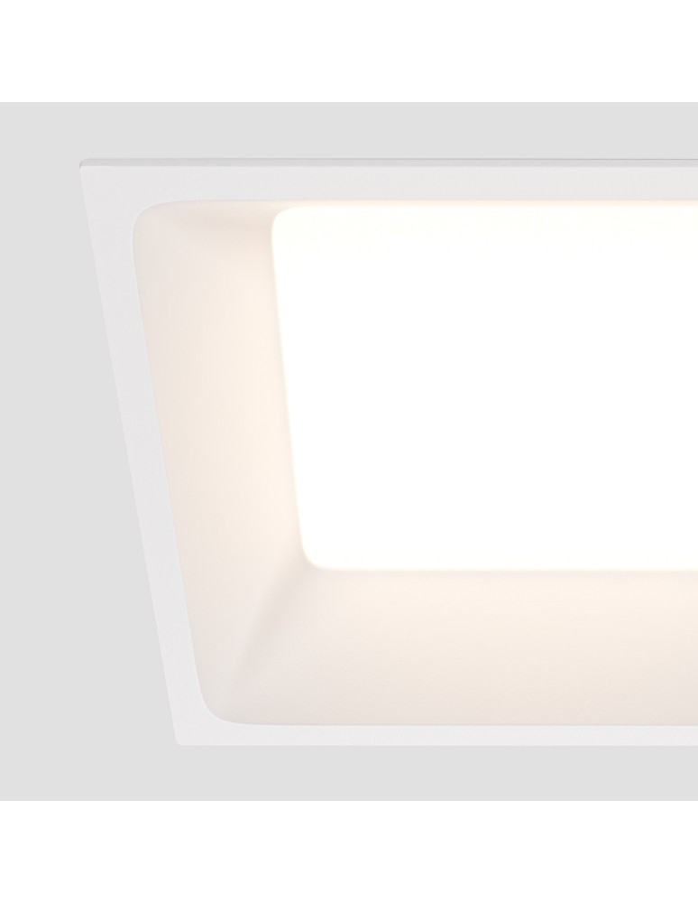 Recessed lamps with hermetic shade - Maytoni Window Flush Mount LED 12W 900lm 3000K IP44 White DL056-12W3K-W. - product kolory-swiatla.pl 2