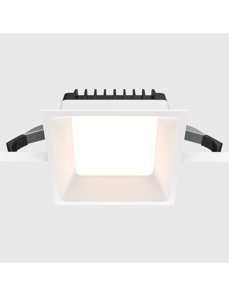 Recessed lamps with hermetic shade - Maytoni Window Flush Mount LED 12W 900lm 3000K IP44 White DL056-12W3K-W. - product kolory-swiatla.pl 3