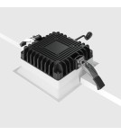 Recessed lamps with hermetic shade - Maytoni Window Flush Mount LED 12W 900lm 3000K IP44 White DL056-12W3K-W. - product 5