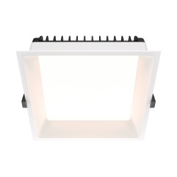 Maytoni Okno Podtynkowa LED 24W 1800lm 3000K IP44 Biały DL056-24W3K-W