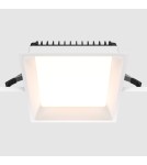 Recessed lamps with hermetic shade - Maytoni LED Flush Mounted Window 24W 1800lm 4000K IP44 White DL056-24W4K-W. - product 3