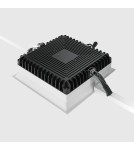 Recessed lamps with hermetic shade - Maytoni LED Flush Mounted Window 24W 1800lm 4000K IP44 White DL056-24W4K-W. - product 4