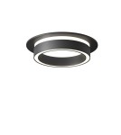 Round flush-mounted lamps - Maytoni Orlo Flush Mounted 1xGX53 15W Black DL087-GX53-RD-B - product 1