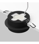 Round flush-mounted lamps - Maytoni Orlo Flush Mounted 1xGX53 15W Black DL087-GX53-RD-B - product 5