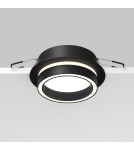 Round flush-mounted lamps - Maytoni Orlo Flush Mounted 1xGX53 15W Black DL087-GX53-RD-B - product 6