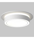 Round flush-mounted lamps - Maytoni Orlo Flush Mounted 1xGX53 15W White DL087-GX53-RD-W - product 1