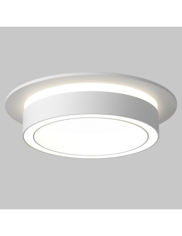 Maytoni Orlo Flush Mounted 1xGX53 15W White DL087-GX53-RD-W