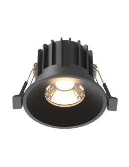 Maytoni Round Podtynkowa LED 12W 910lm 3000K Black DL058-12W3K-B
