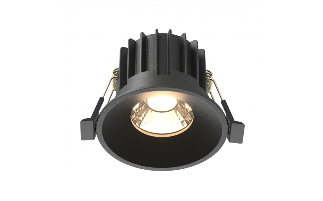 Maytoni Round Podtynkowa LED 12W 910lm 3000K Black DL058-12W3K-B