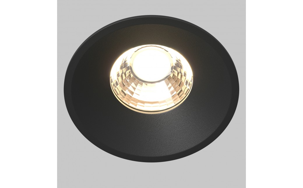 Maytoni Round Podtynkowa LED 12W 910lm 3000K Black DL058-12W3K-B