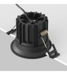LED flush-mounted lamps - Maytoni Round Flush Mount LED 12W 910lm 3000K Black DL058-12W3K-B - product 4