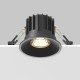 Maytoni Round Podtynkowa LED 12W 910lm 3000K Black DL058-12W3K-B