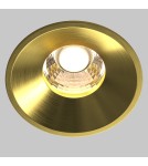 LED flush-mounted lamps - Maytoni Round Flush Mount LED 12W 930lm 3000K Brass DL058-12W3K-BS - product 2