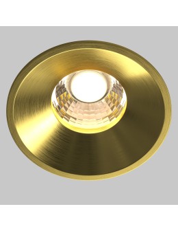 Maytoni Round Flush Mount LED 12W 930lm 3000K Brass DL058-12W3K-BS - product 2