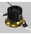 LED flush-mounted lamps - Maytoni Round Flush Mount LED 12W 930lm 3000K Brass DL058-12W3K-BS - product 4