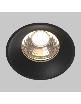 Maytoni Round Podtynkowa Bezramkowa do Szpachlowania LED 12W 880lm 3000K Black DL058-12W3K-TRS-B - produkt 2
