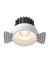 Maytoni Round Flush Mount Frameless LED Putty 12W 920lm 3000K White DL058-12W3K-TRS-W