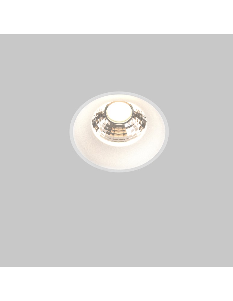 Frameless flush-mounted lamps - trimless - Maytoni Round Flush Mount Frameless LED Putty 12W 920lm 3000K White DL058-12W3K-TRS-W - product kolory-swiatla.pl 3