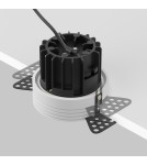 Frameless flush-mounted lamps - trimless - Maytoni Round Flush Mount Frameless LED Putty 12W 920lm 3000K White DL058-12W3K-TRS-W - product 4