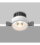 Frameless flush-mounted lamps - trimless - Maytoni Round Flush Mount Frameless LED Putty 12W 920lm 3000K White DL058-12W3K-TRS-W - product 6