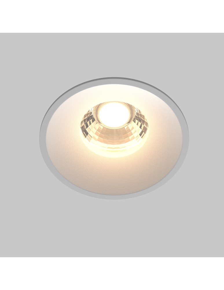 LED flush-mounted lamps - Maytoni Round Flush Mount LED 12W 920lm 3000K White DL058-12W3K-W. - product kolory-swiatla.pl 3