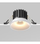 LED flush-mounted lamps - Maytoni Round Flush Mount LED 12W 920lm 3000K White DL058-12W3K-W. - product 6