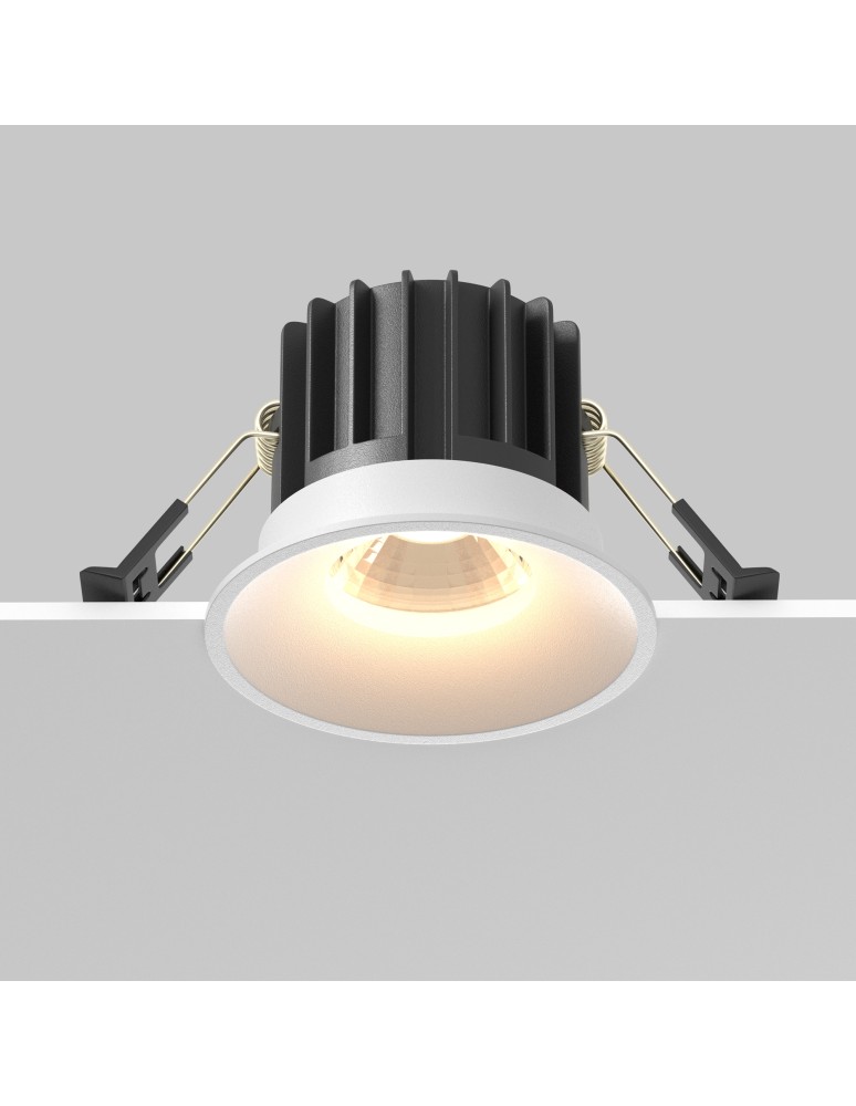 LED flush-mounted lamps - Maytoni Round Flush Mount LED 12W 920lm 3000K White DL058-12W3K-W. - product kolory-swiatla.pl 6
