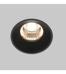 Frameless flush-mounted lamps - trimless - Maytoni Round Flush Mounted Frameless LED Putty 7W 450lm 3000K Black DL058-7W3K-TRS-B - product 2